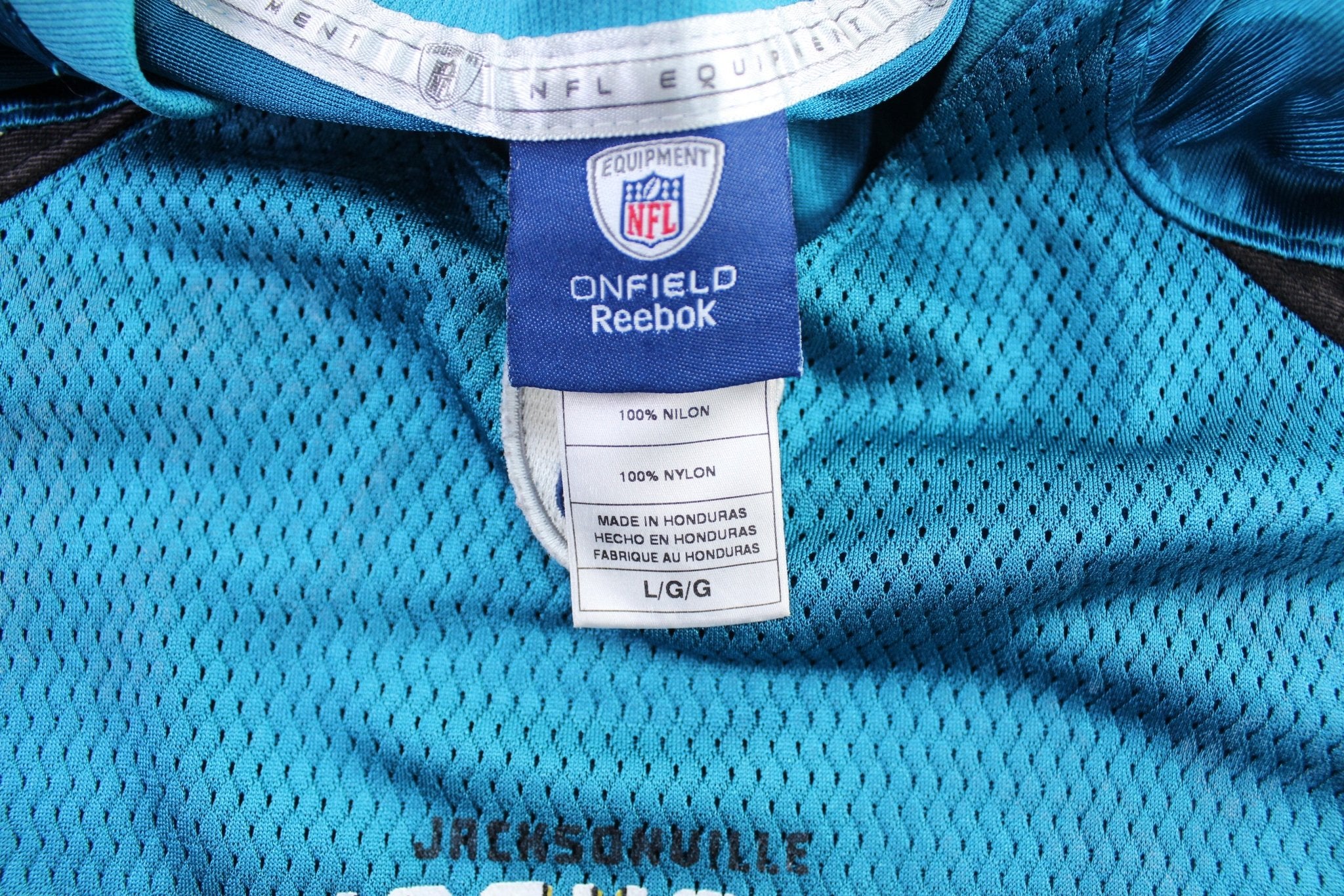 Reebok Logo Jacksonville Jaguars Blaine Gabbert Football Jersey - ThriftedThreads.com