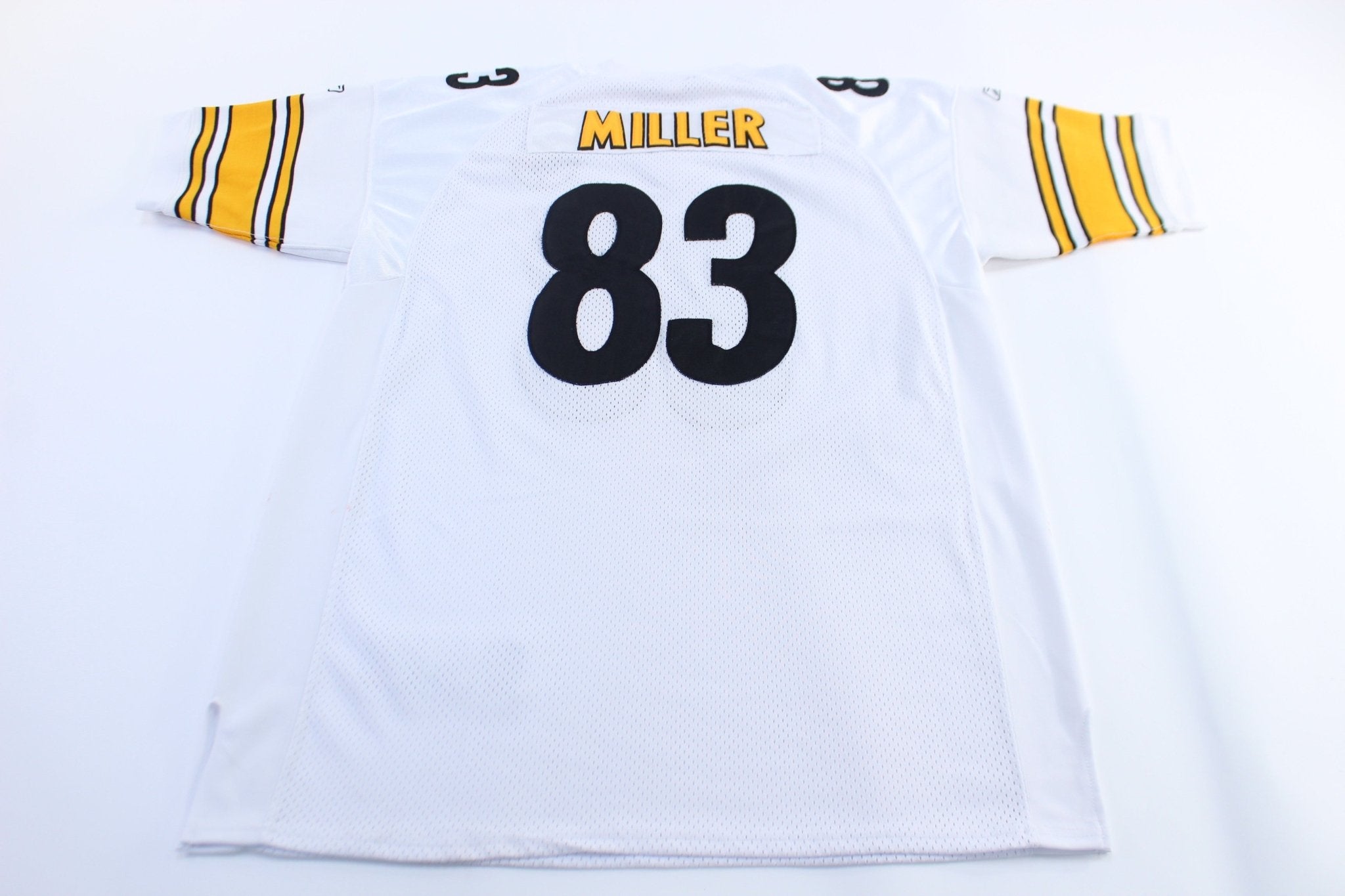 Reebok Logo Pittsburgh Steelers Heath Miller Football Jersey - ThriftedThreads.com