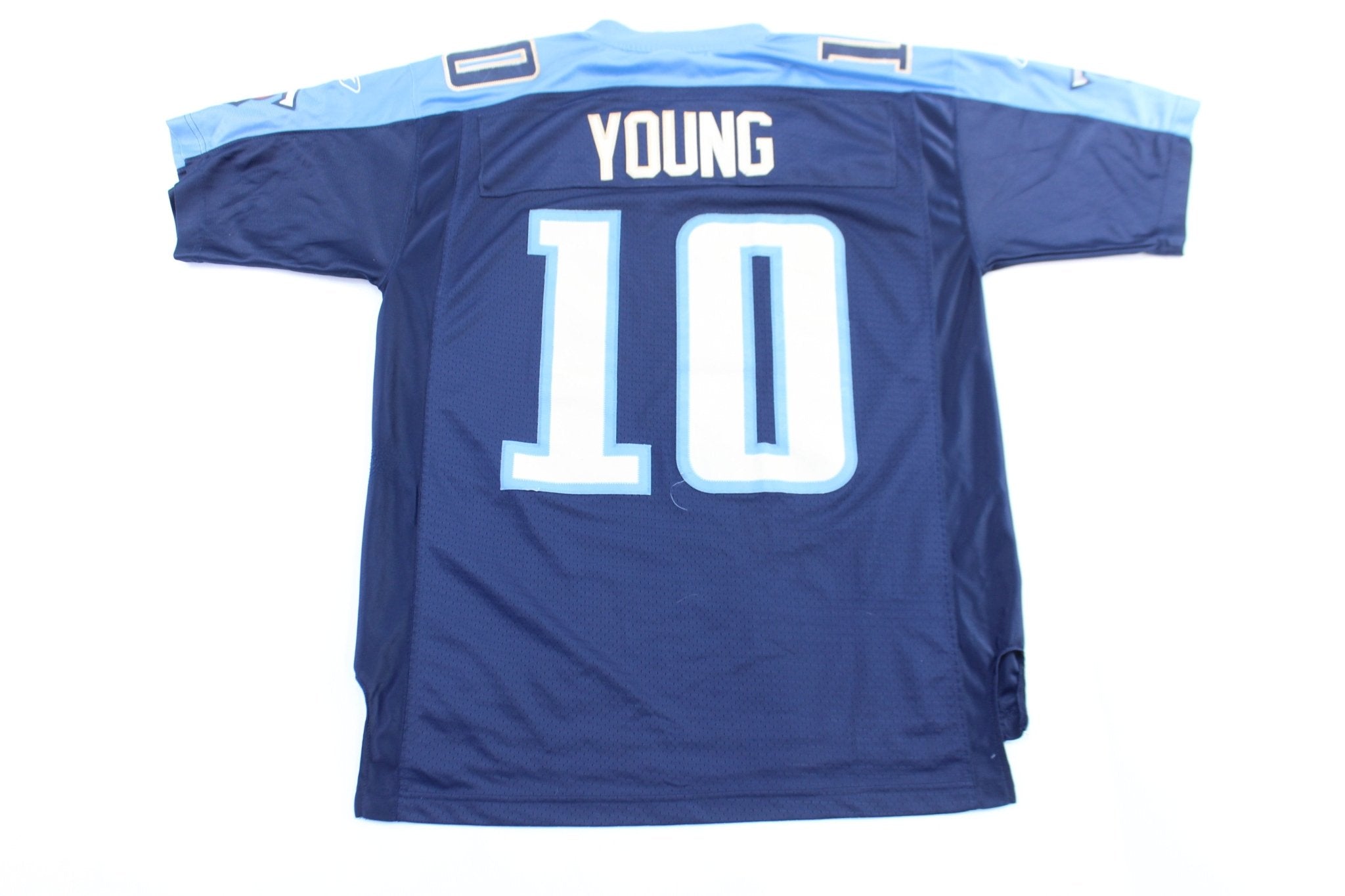 Reebok Logo Tennessee Titans Vince Young Football Jersey - ThriftedThreads.com