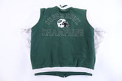 Reebok New York Jets Football Super Bowl Champions Full Zip Jacket - Jacket - Thrifted Threads