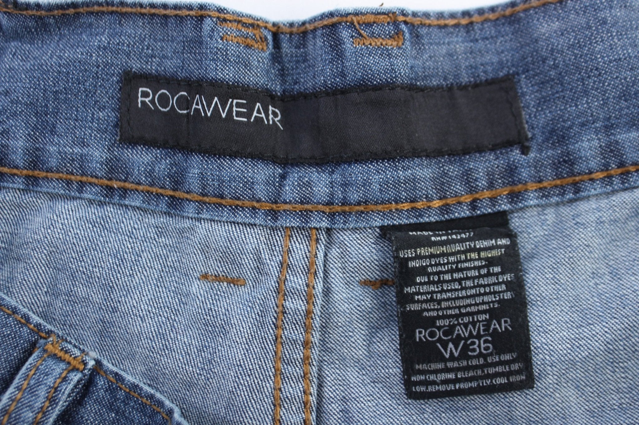Rocawear Dark Wash Baggy Denim Shorts - Pants/Shorts - Thrifted Threads