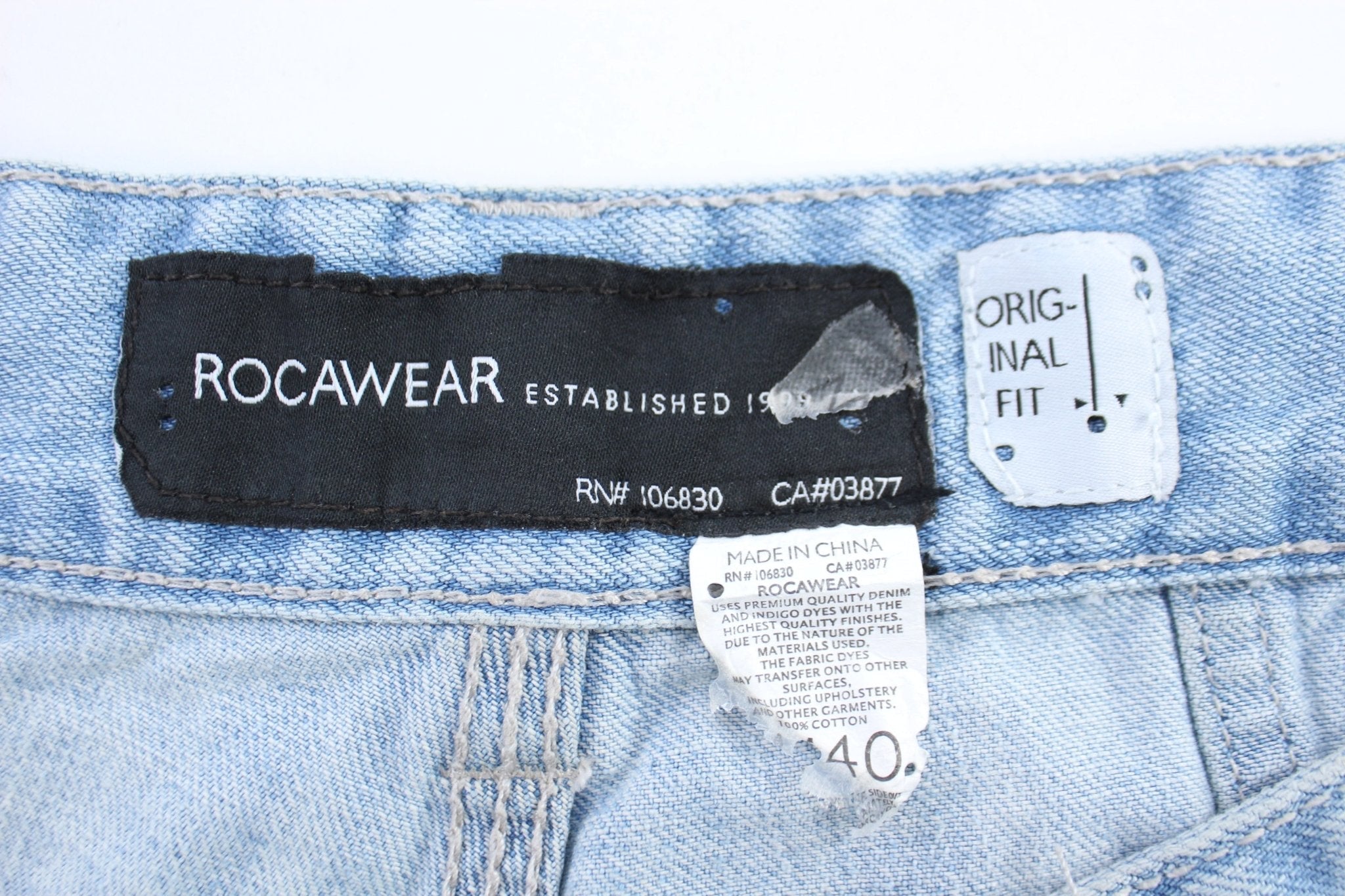 Rocawear Light Wash Denim Shorts - Pants/Shorts - Thrifted Threads