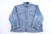 Rocawear Medium Wash Denim Jacket - Jacket - Thrifted Threads