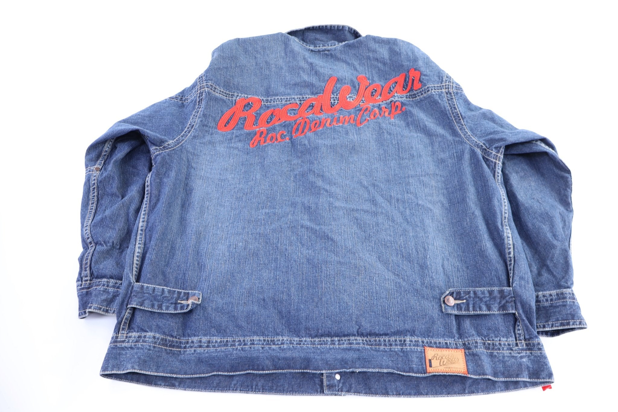 Rocawear Medium Wash Denim Jacket - Jacket - Thrifted Threads