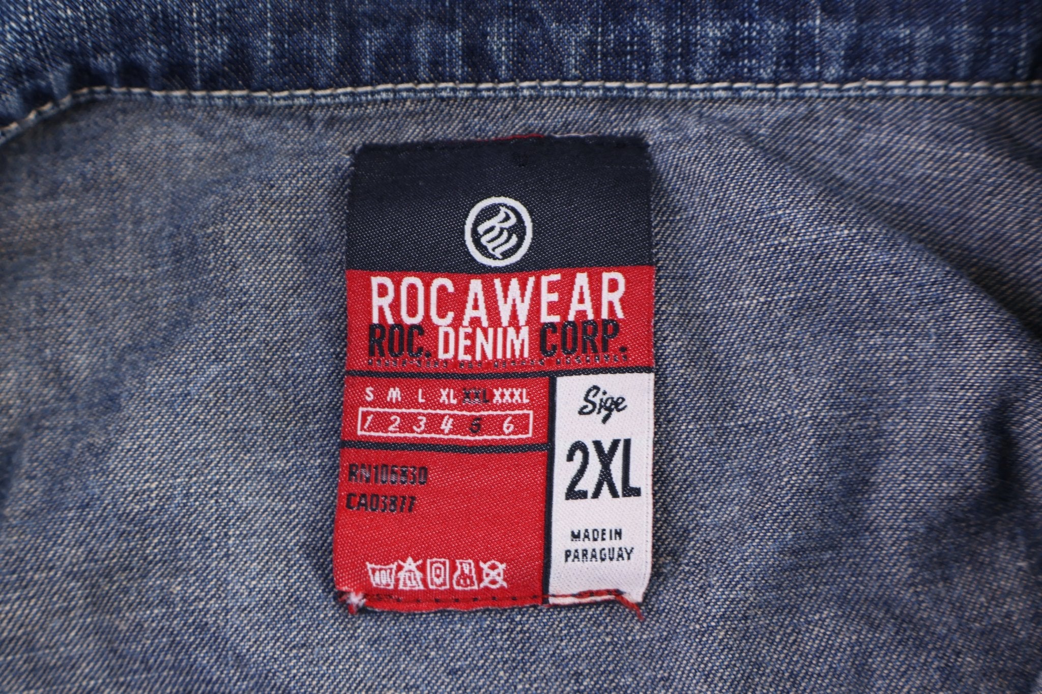 Rocawear Medium Wash Denim Jacket - Jacket - Thrifted Threads