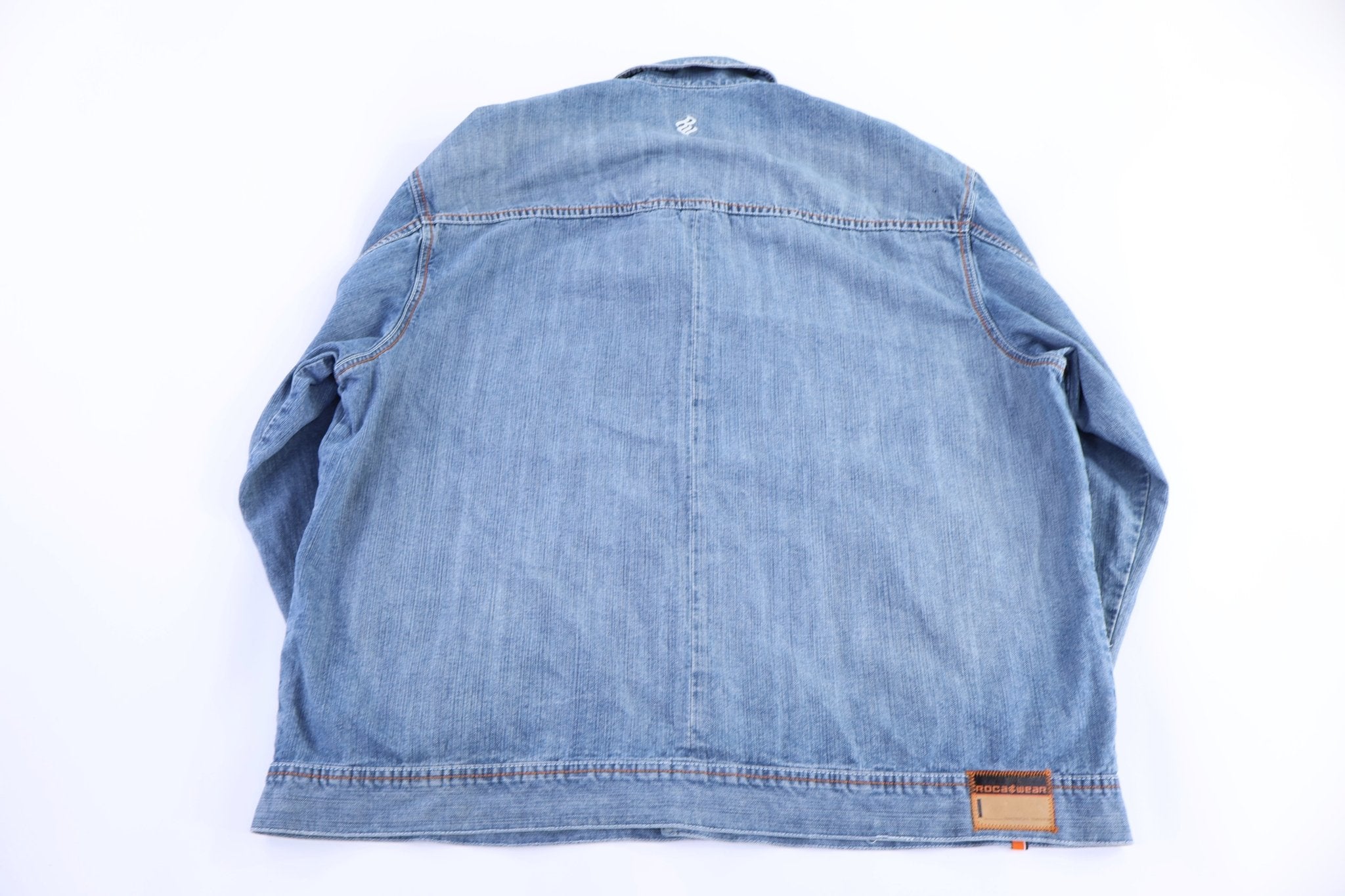 Rocawear Medium Wash Denim Jacket - Jacket - Thrifted Threads
