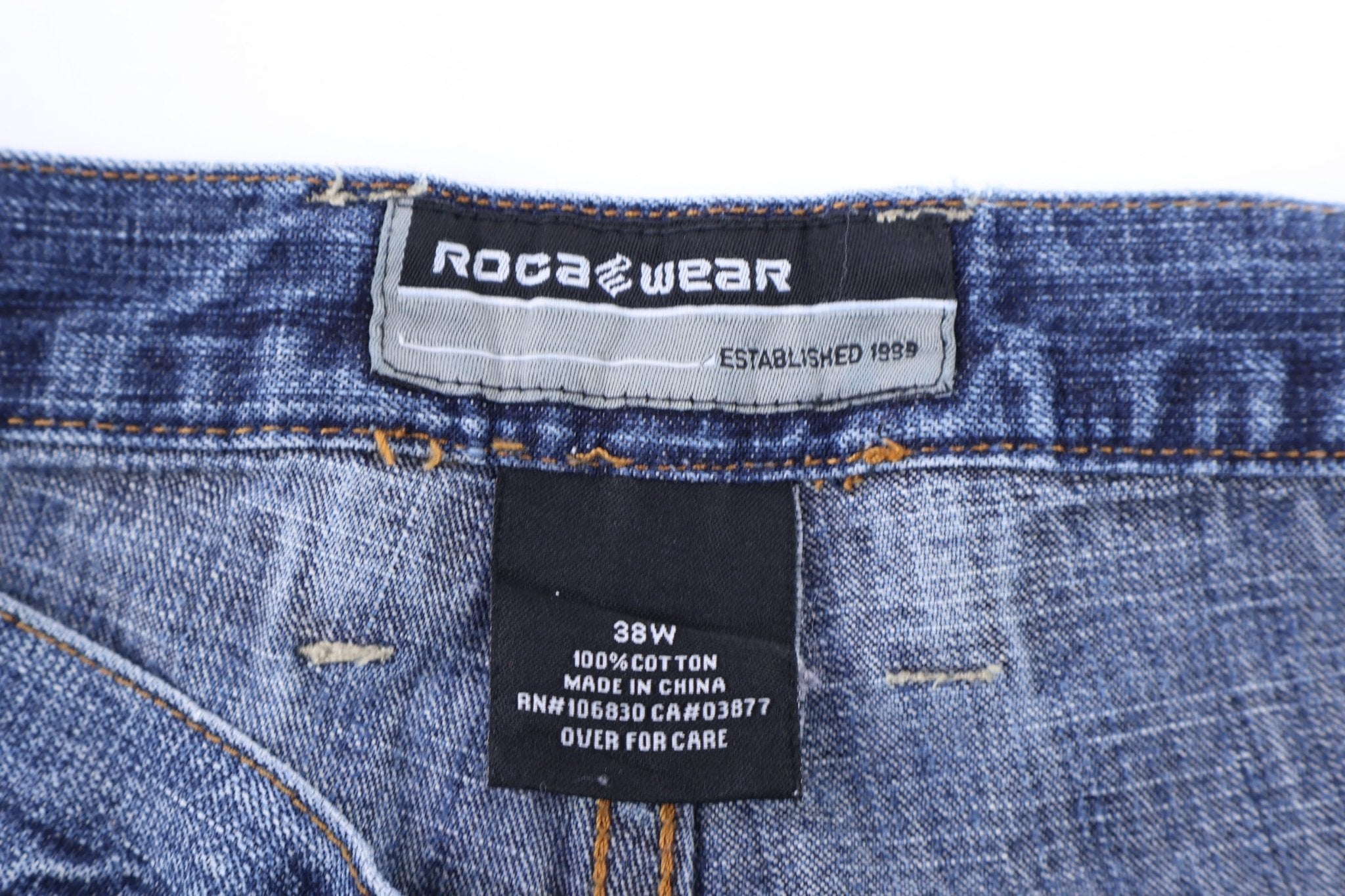 Rocawear Medium Wash Denim Shorts - Pants/Shorts - Thrifted Threads