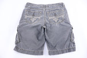 Rock Revival Grey Cargo Shorts - Pants/Shorts - Thrifted Threads