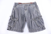 Rock Revival Grey Cargo Shorts - Pants/Shorts - Thrifted Threads