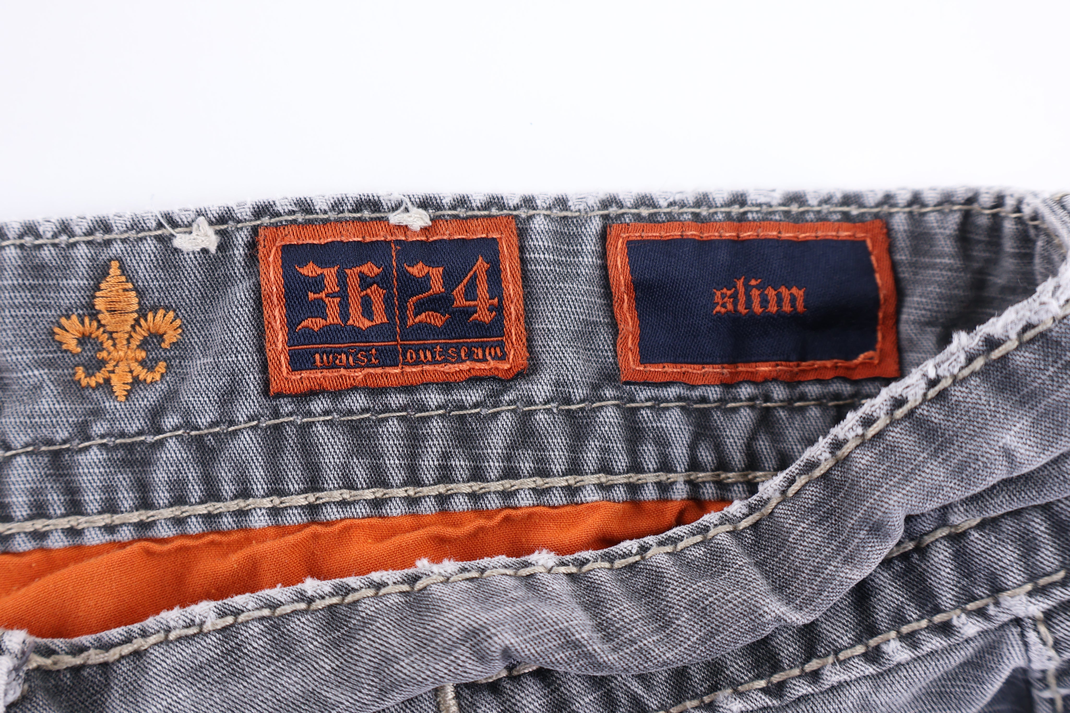Rock Revival Grey Cargo Shorts - Pants/Shorts - Thrifted Threads