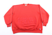 Russell Athletic Red Blank Sweatshirt - ThriftedThreads.com