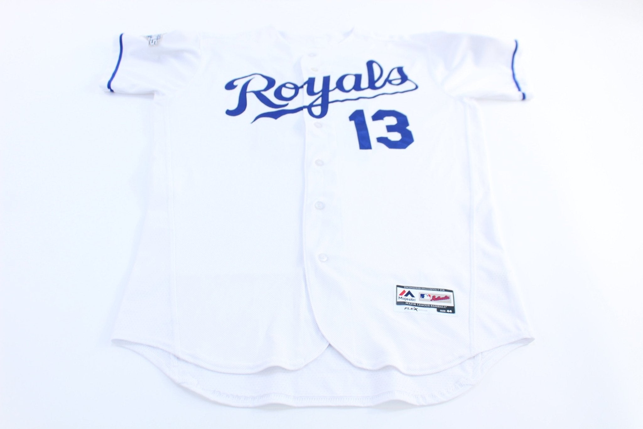 Salvador Perez Kansas City Royals Baseball Jersey - ThriftedThreads.com