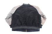 San Antonio Spurs Embroidered Suede Zip Up Jacket - ThriftedThreads.com