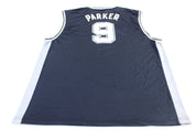 San Antonio Spurs Tony Parker Reebok Basketball Jersey - ThriftedThreads.com