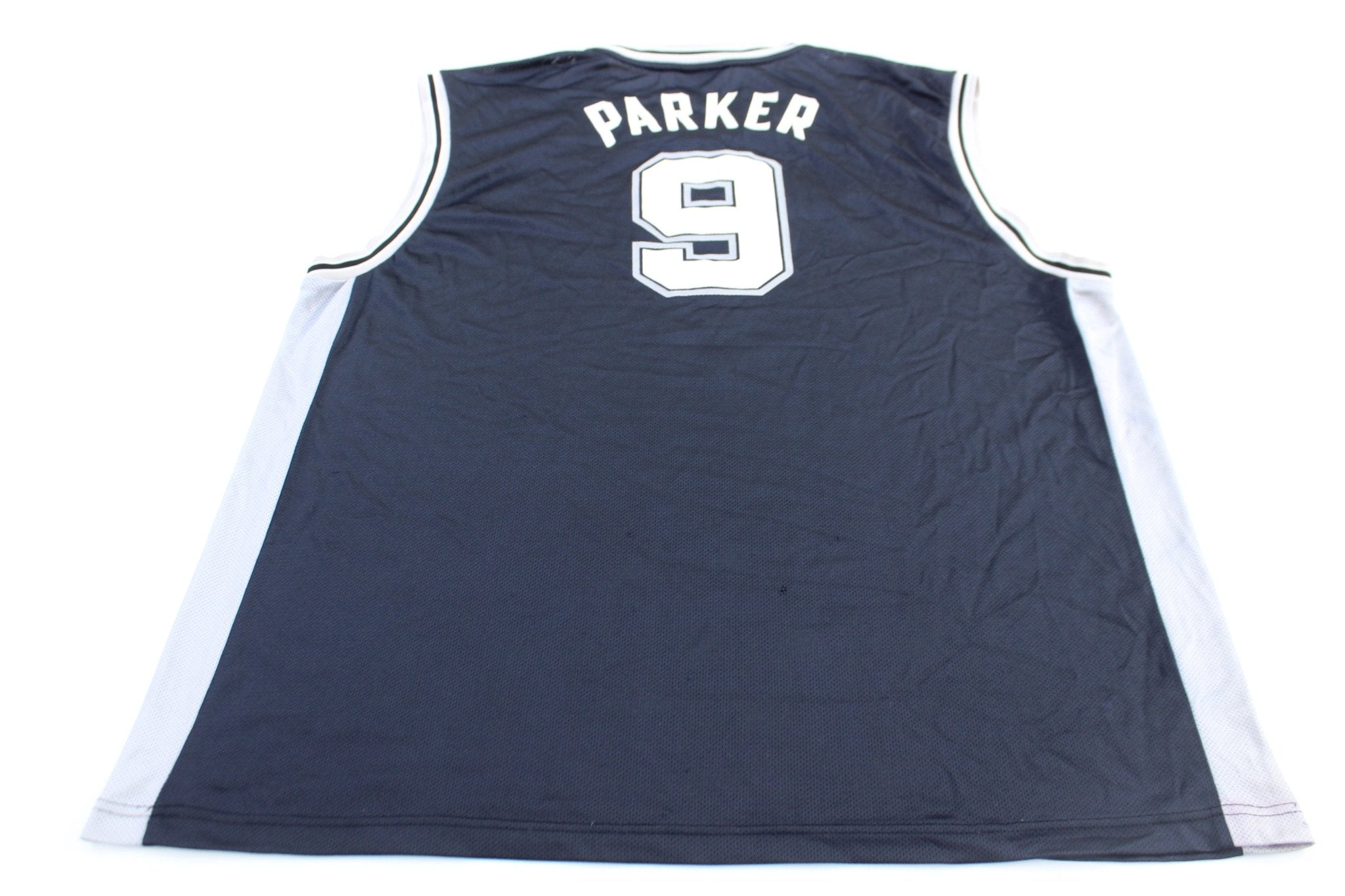 San Antonio Spurs Tony Parker Reebok Basketball Jersey - ThriftedThreads.com
