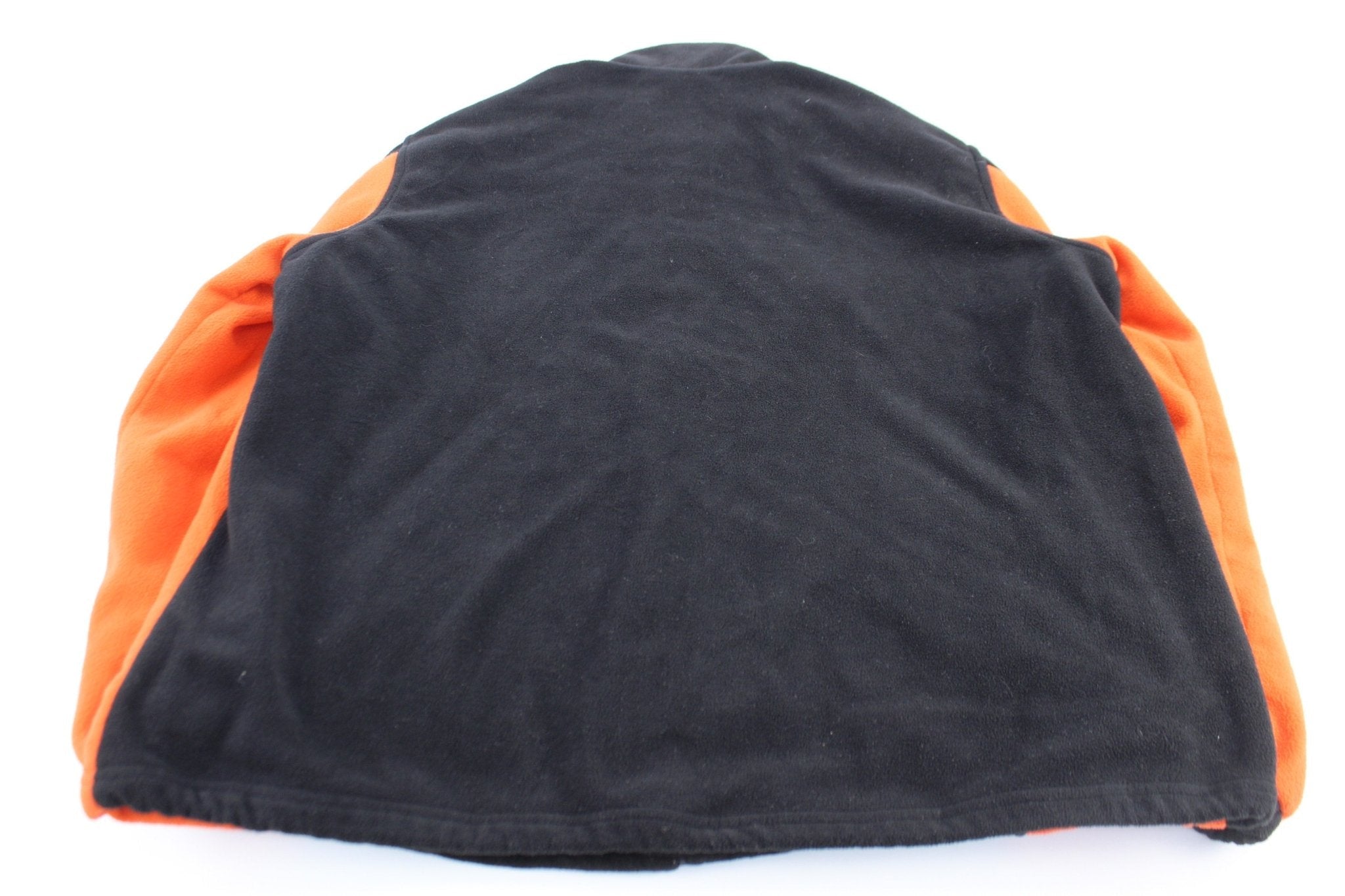 San Diego Padres Embroidered Black & Orange Fleece Zip Up Jacket - Jackets - Thrifted Threads