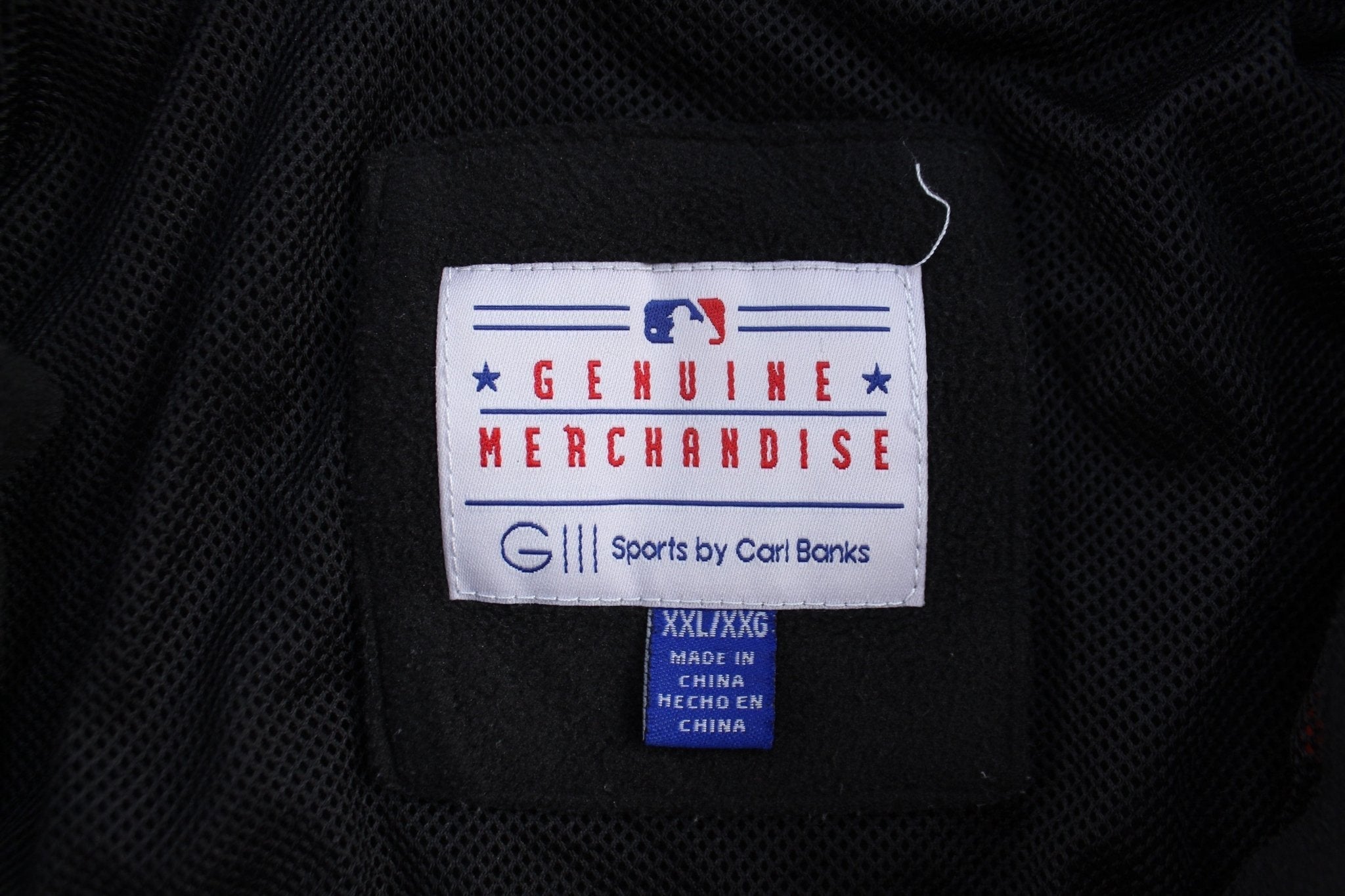San Diego Padres Embroidered Black & Orange Fleece Zip Up Jacket - Jackets - Thrifted Threads