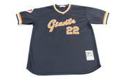 San Francisco Giants Will Clark Embroidered Baseball Jersey - ThriftedThreads.com