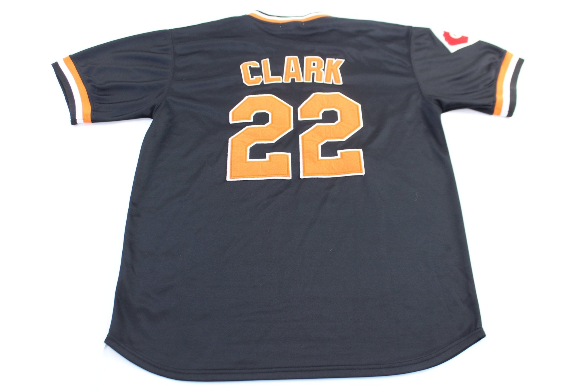 San Francisco Giants Will Clark Embroidered Baseball Jersey - ThriftedThreads.com