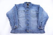 Sean John Medium Wash Denim Jacket - Jacket - Thrifted Threads