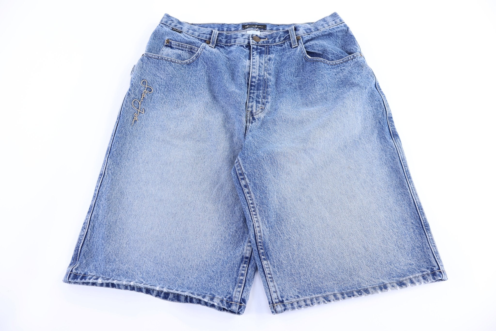 Sean John Medium Wash Denim Shorts - Pants/Shorts - Thrifted Threads