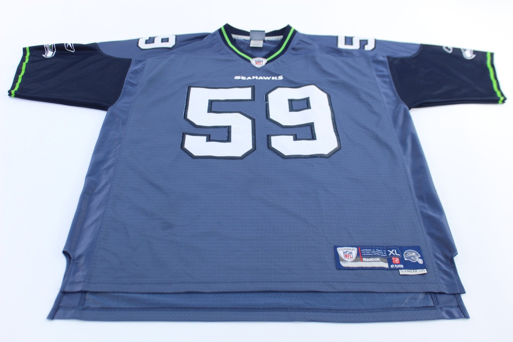 Seattle Seahawks Aaron Curry Reebok Football Jersey - ThriftedThreads.com