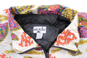 Silk Road Versace Style Zip Up Jacket - ThriftedThreads.com