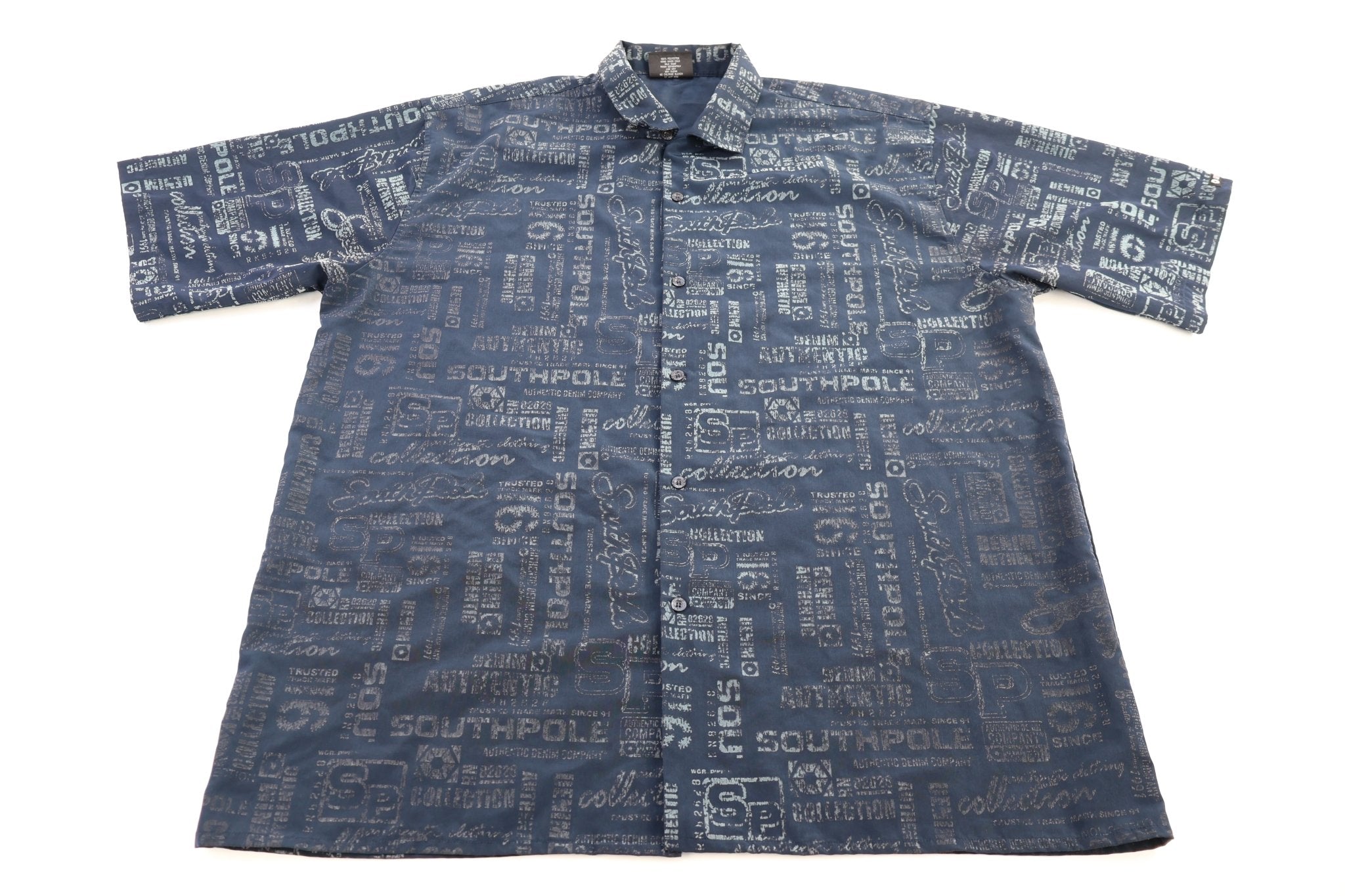 Southpole All Over Graphic Button Down - Button Ups/Downs - Thrifted Threads