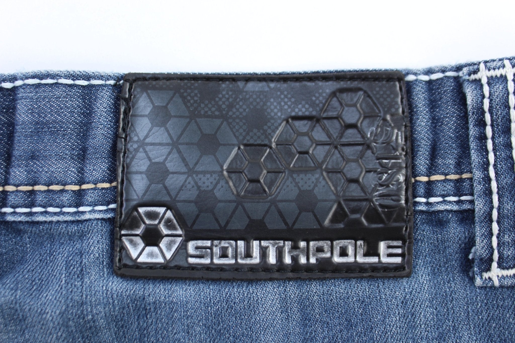 Southpole Dark Wash Denim Shorts - ThriftedThreads.com