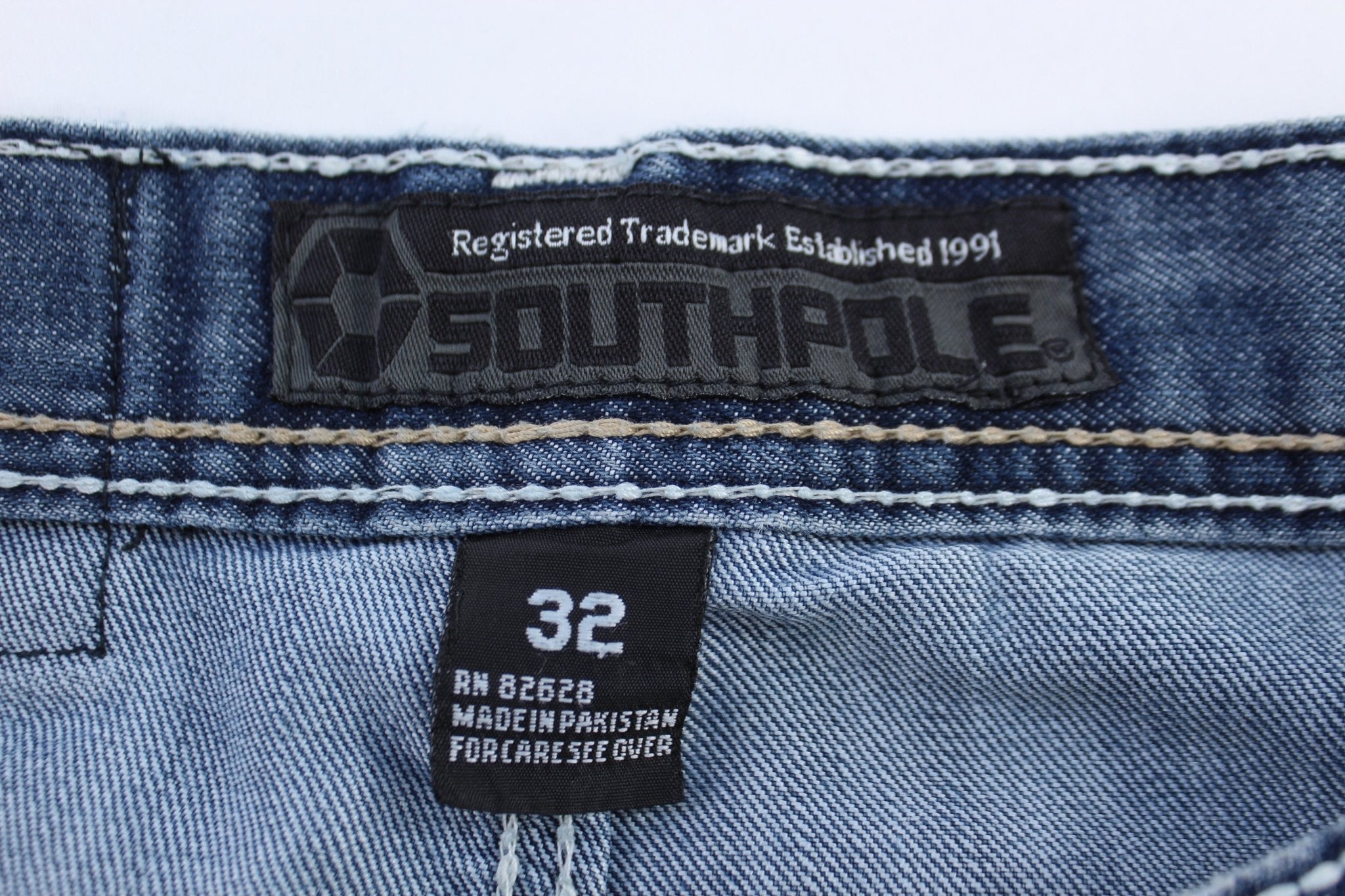 Southpole Dark Wash Denim Shorts - ThriftedThreads.com
