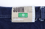 Southpole Embroidered Dark Wash Denim Shorts - Pants/Shorts - Thrifted Threads