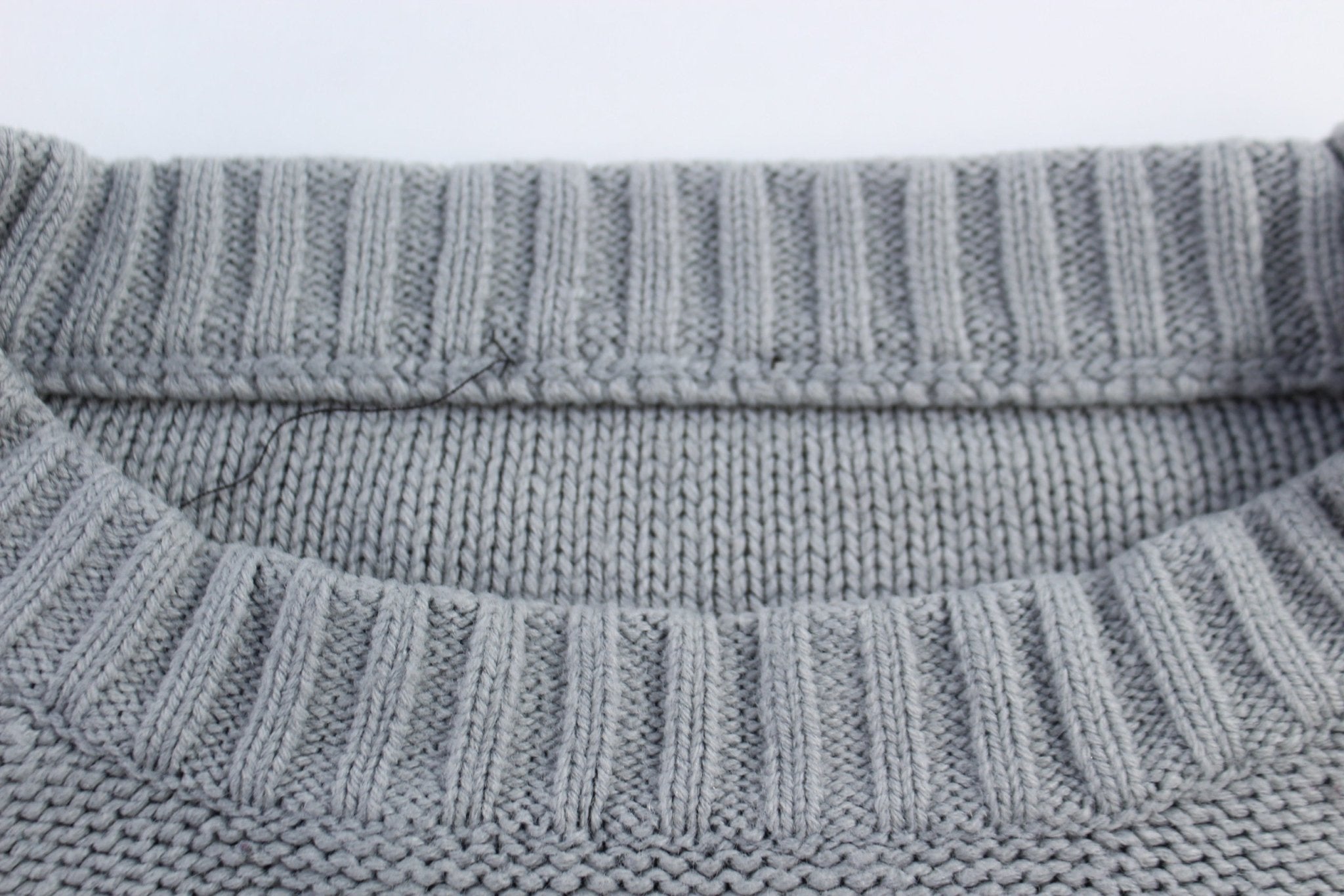 Southpole Grey Knitted Sweater - Sweater - Thrifted Threads