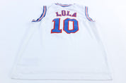 Space Jam Tune Squad Lola Bunny Embroidered Champion Basketball Jersey - ThriftedThreads.com