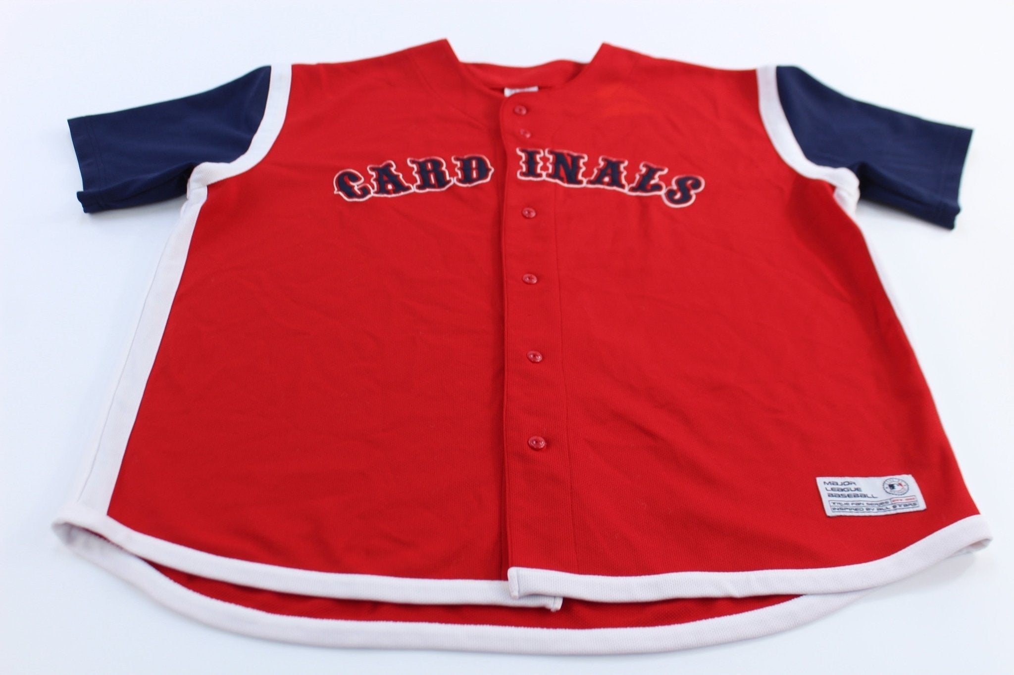 St. Louis Cardinals Embroidered True Fan Baseball Jersey - Jerseys/Tanks - Thrifted Threads
