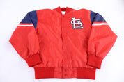 St. Louis Cardinals Full Snap Bomber Jacket - Jacket - Thrifted Threads