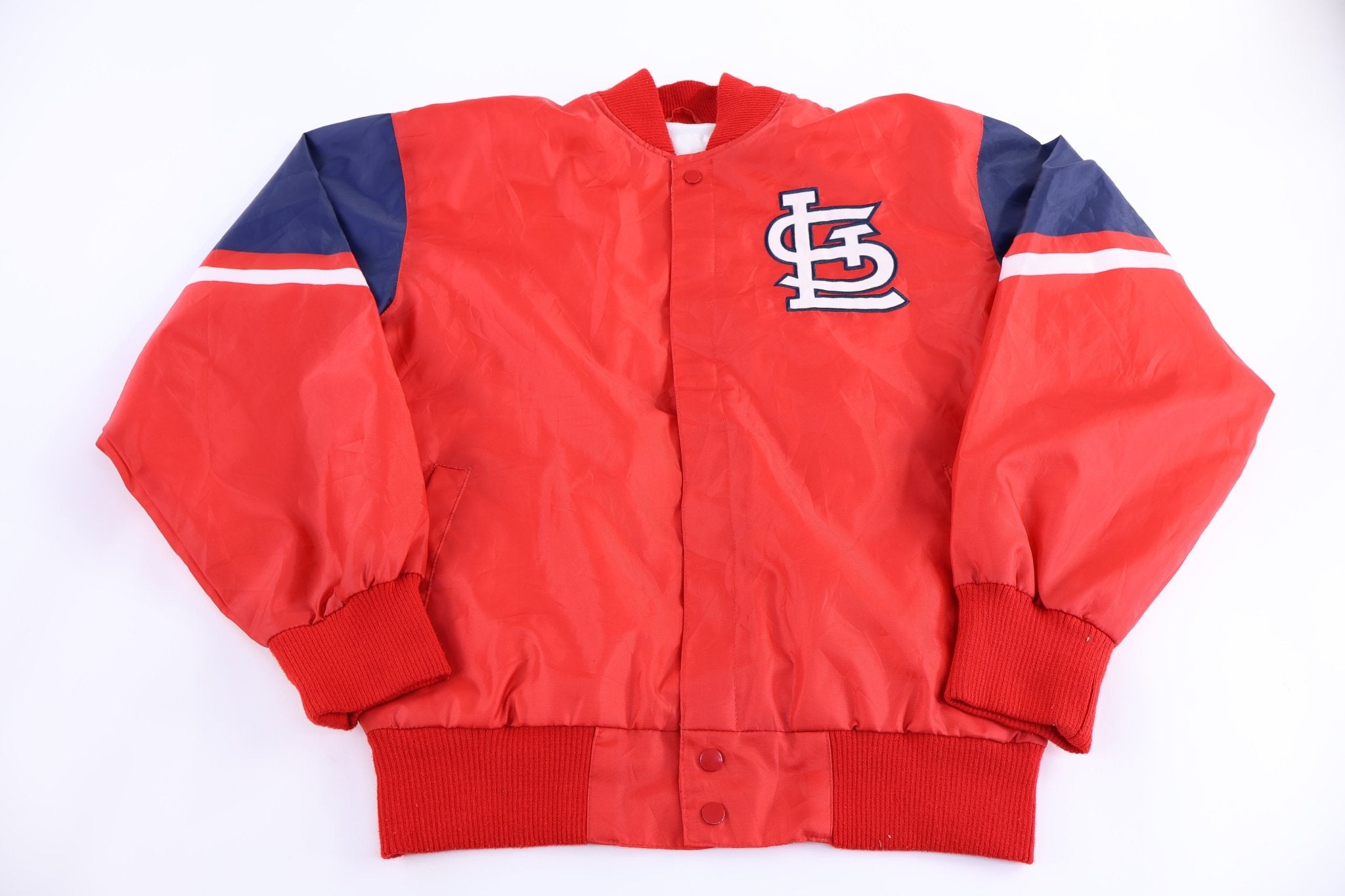 St. Louis Cardinals Full Snap Bomber Jacket - Jacket - Thrifted Threads