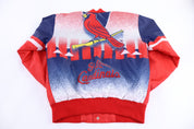 St. Louis Cardinals Full Snap Bomber Jacket - Jacket - Thrifted Threads
