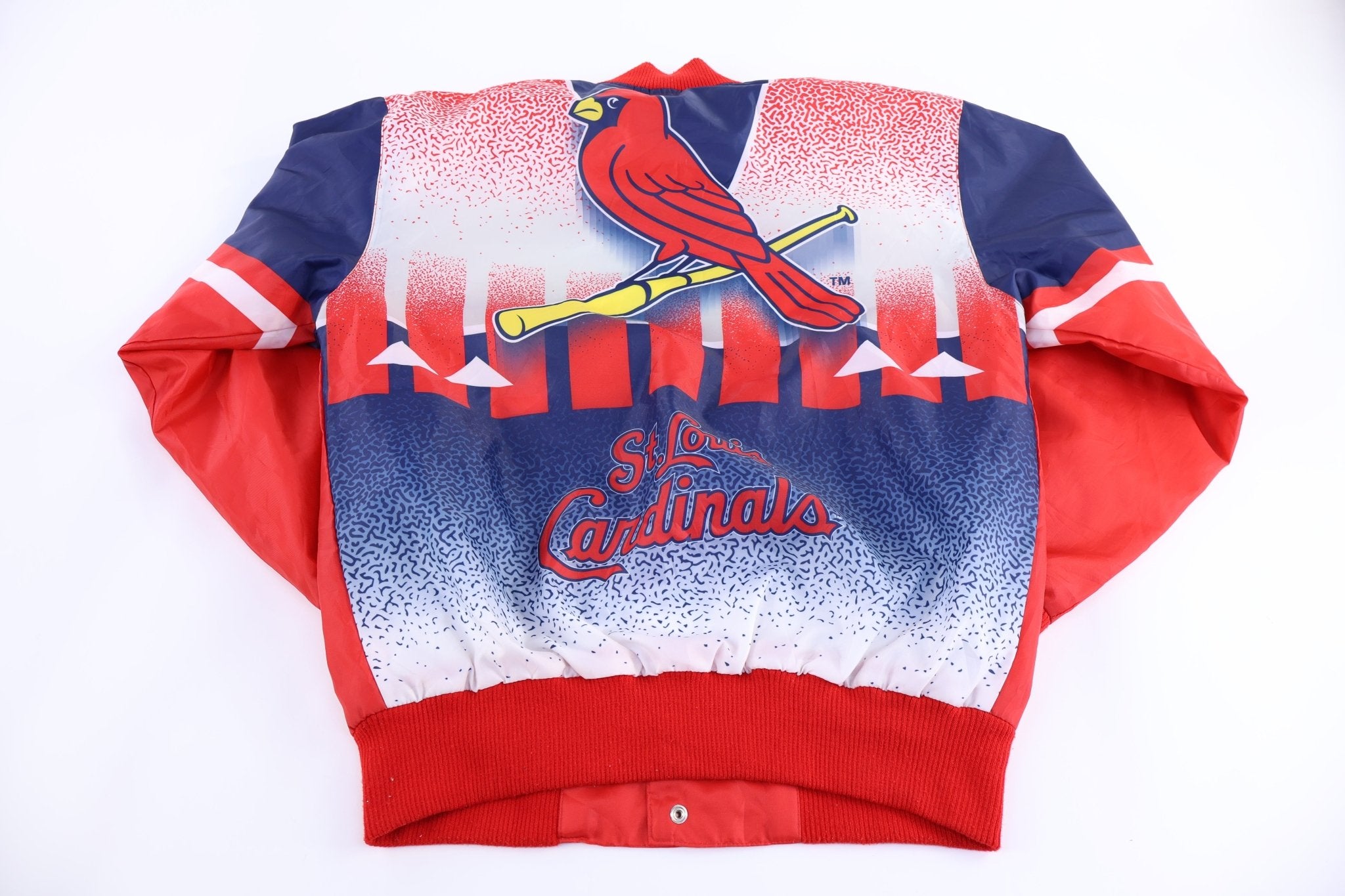 St. Louis Cardinals Full Snap Bomber Jacket - Jacket - Thrifted Threads