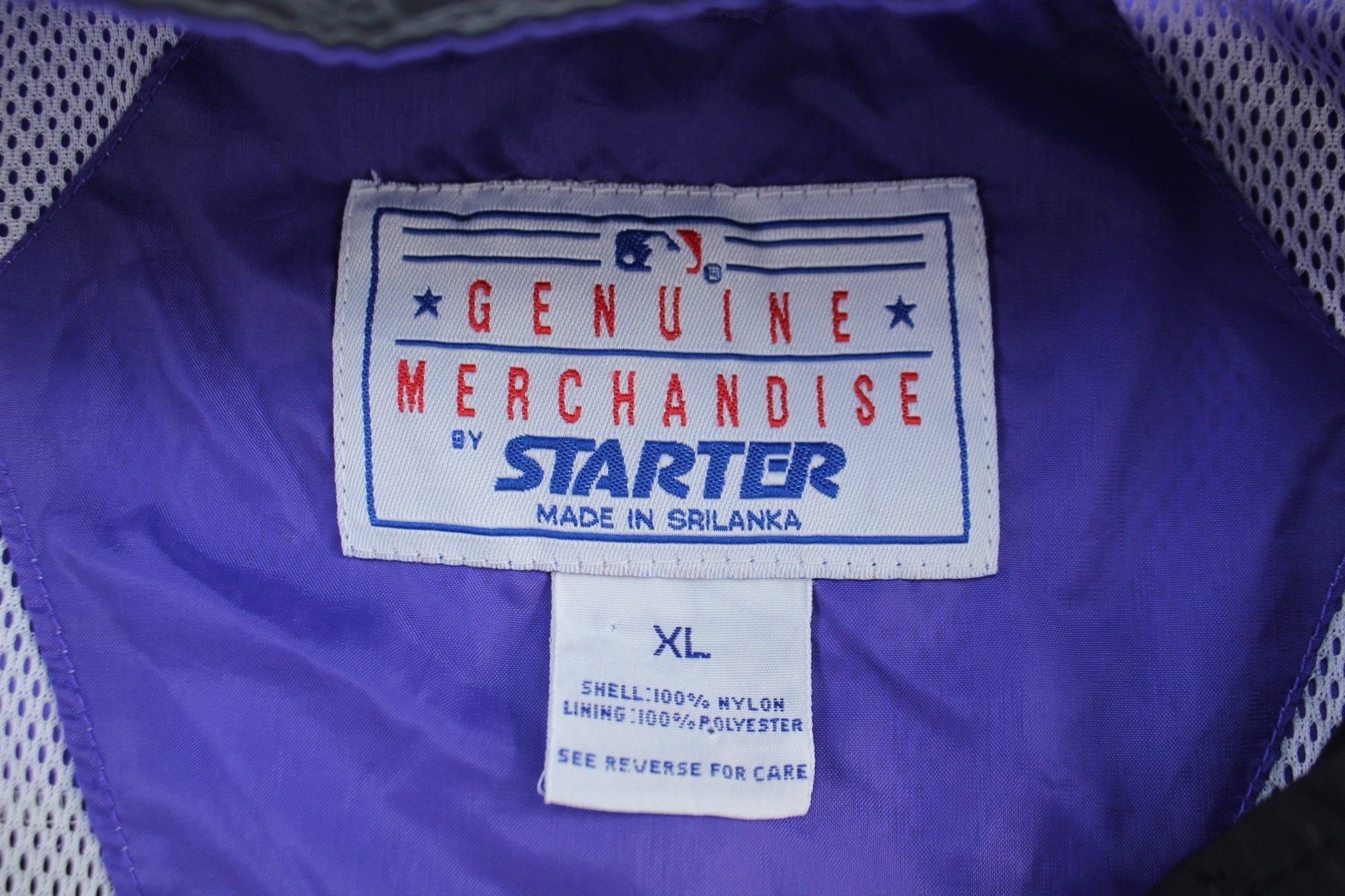 Starter Colorado Rockies Baseball Embroidered Windbreaker Jacket - ThriftedThreads.com