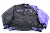 Starter Colorado Rockies Baseball Snap Button Jacket - Jacket - Thrifted Threads