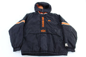 Starter Oklahoma State University Embroidered Puffer Jacket - ThriftedThreads.com