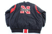 Starter University of Nebraska Full Zip Puffer Jacket - Jacket - Thrifted Threads