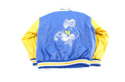 Steve & Barry's Embroidered US Navy Midship Varsity Jacket - ThriftedThreads.com