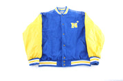 Steve & Barry's Embroidered US Navy Midship Varsity Jacket - ThriftedThreads.com