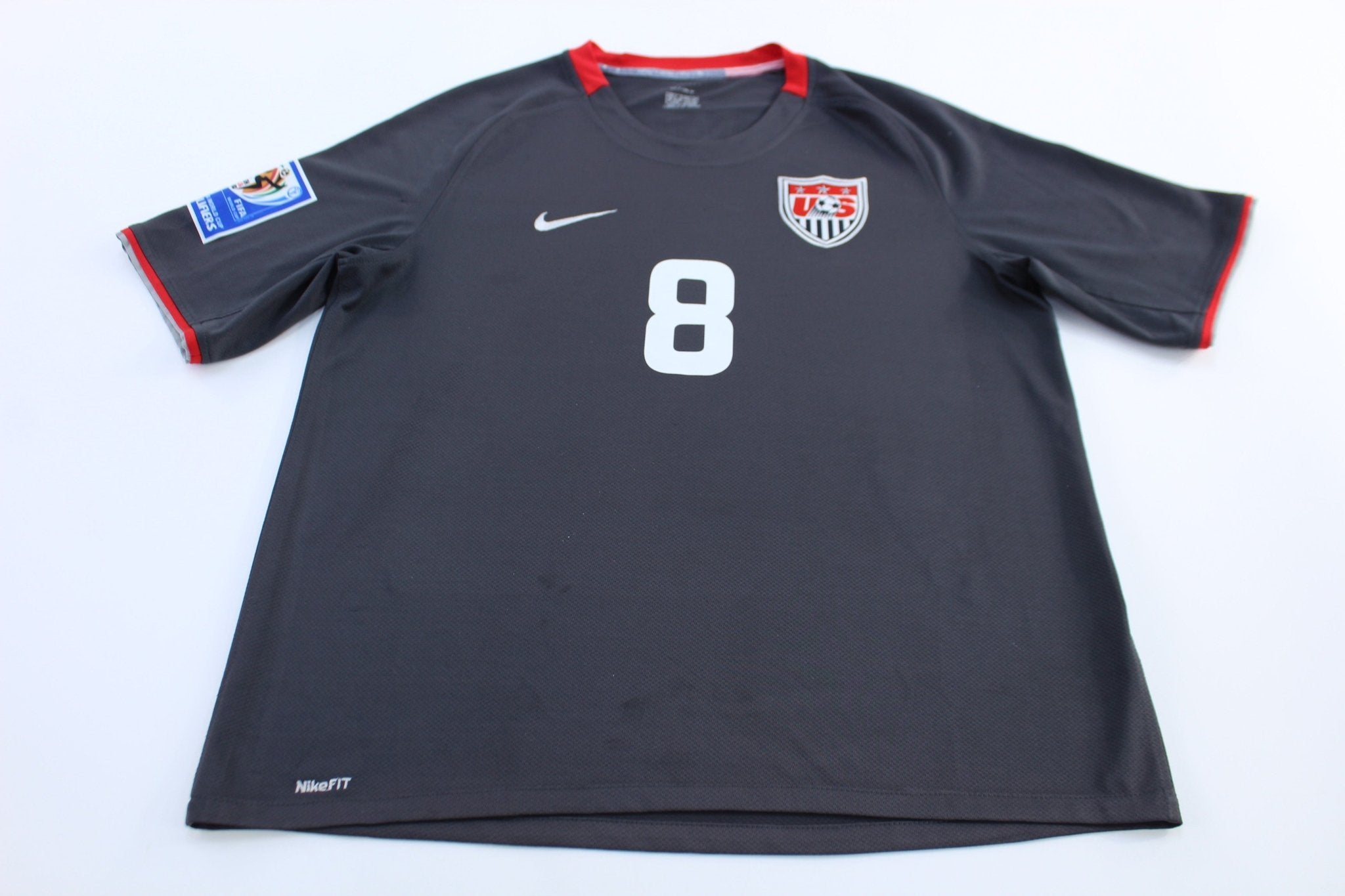 Team USA Clint Dempsey 8 Soccer Jersey - ThriftedThreads.com