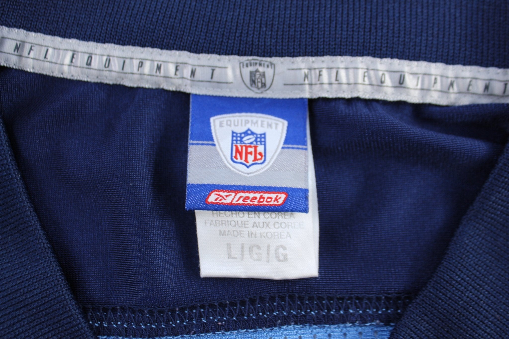 Tennessee Titans Eddie George 27 Reebok Football Jersey - ThriftedThreads.com