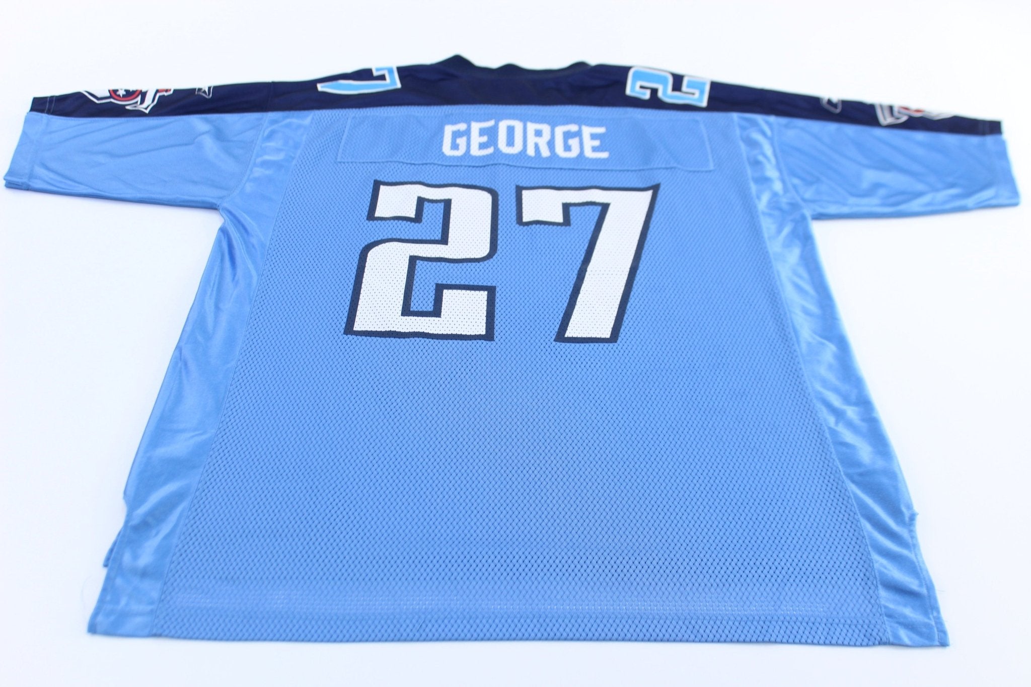 Tennessee Titans Eddie George 27 Reebok Football Jersey - ThriftedThreads.com