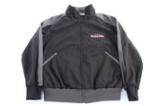 Texas Rangers Baseball Black & Grey Full Zip Jacket - Jacket - Thrifted Threads