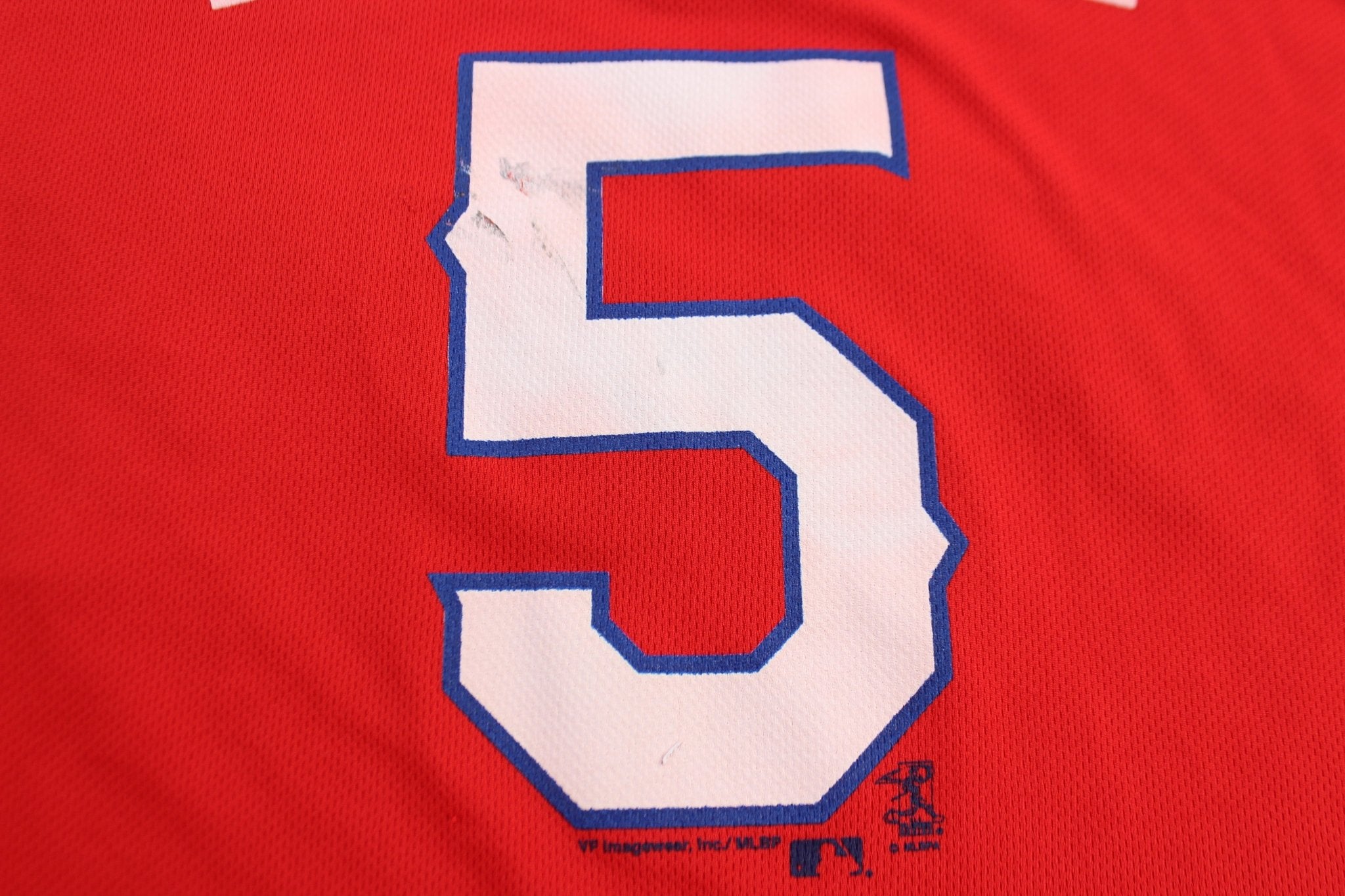 Texas Rangers Ian Kinsler 5 Baseball Jersey - ThriftedThreads.com