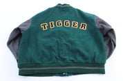 The Disney Store Embroidered Tigger Varsity Letterman Jacket - ThriftedThreads.com